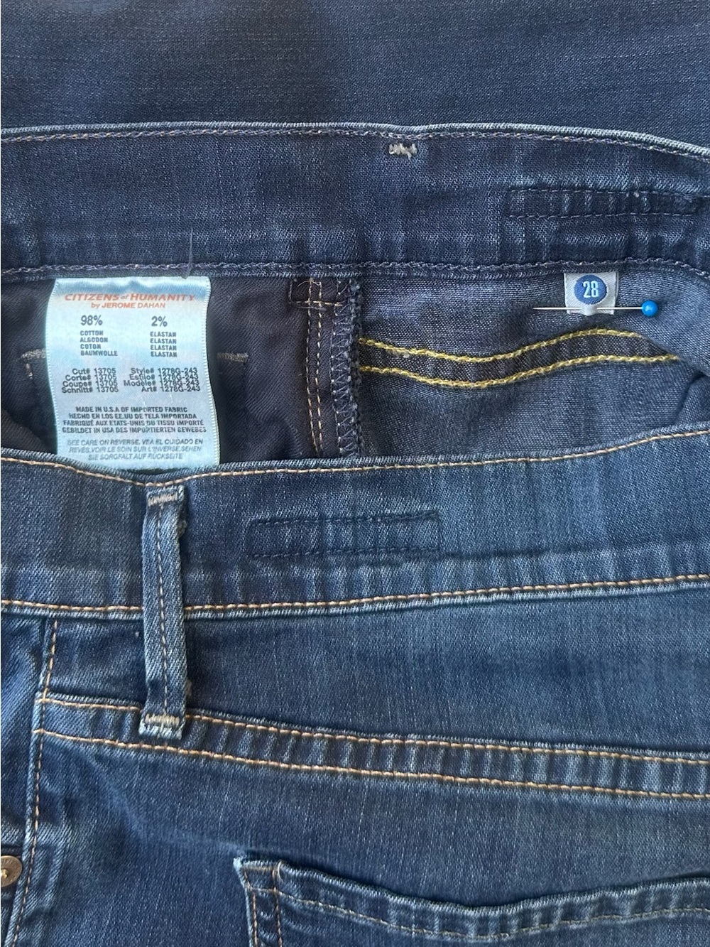C of H Citizens of Humanity "Ava" jeans - Size 28 - Picture 2 of 4